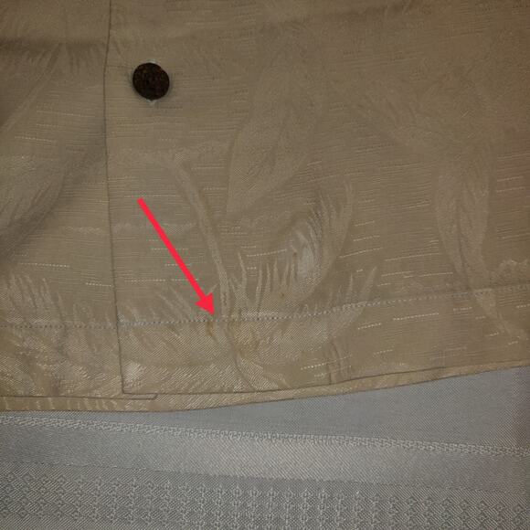 Tommy Bahama Silk Shirt Men's L Embroidered Button Up Hawaiian Martinis Bikinis - Picture 13 of 16